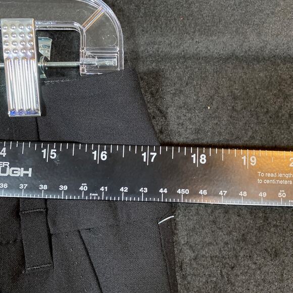 Banana Republic Womens Pants Black Martin Fit Lined Wool Blend Stretch 12 - Picture 7 of 12